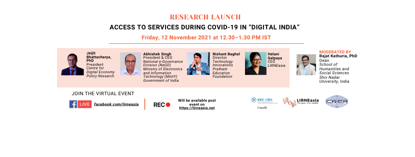 Access to services during COVID-19 in “Digital India”. (Research report)