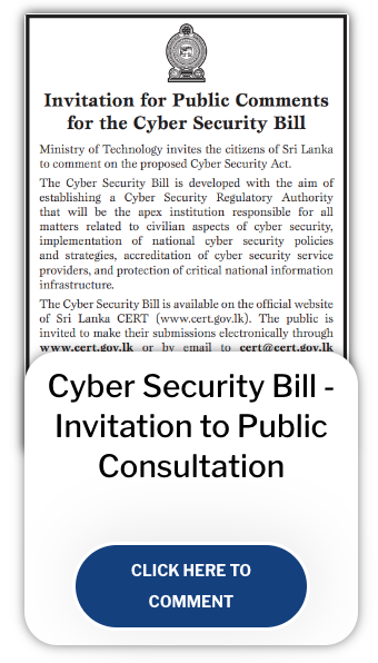 Comments on the Cyber Security Bill - Sri Lanka 2023 — LIRNEasia